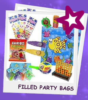 filled party bags